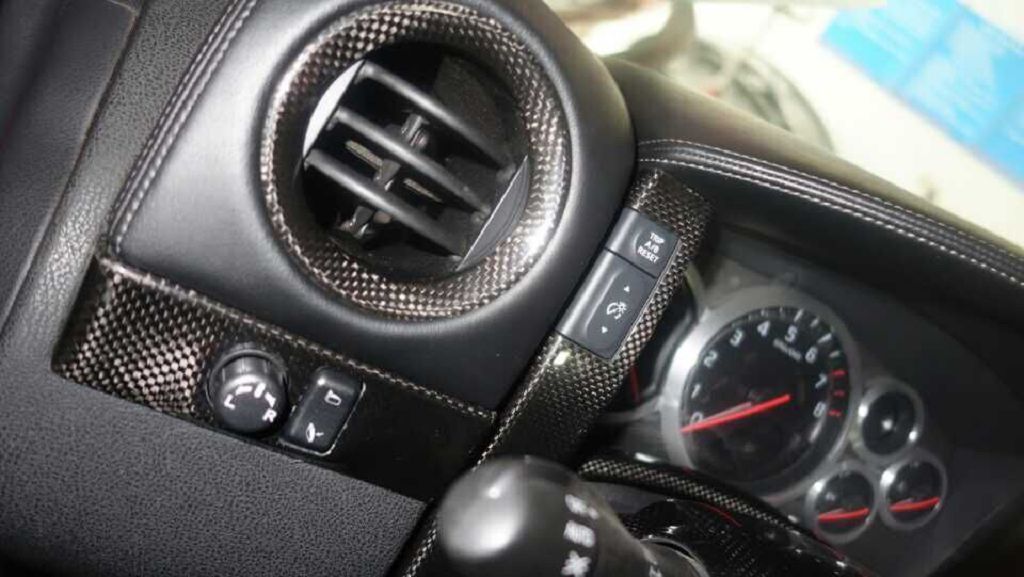 Carbon Fiber Window Lift Switch&Door Lock Pins Cover Trim For Nissan GT-R R35 
